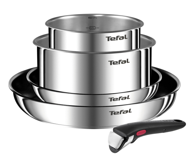 TEFAL TEFAL ZESTAW INGENIO EMOTION 5 ELEMENTÓW: PATELNIA 22CM/28CM, RONDEL 16CM/20CM+RĄCZKA - 1363607 - zdjęcie